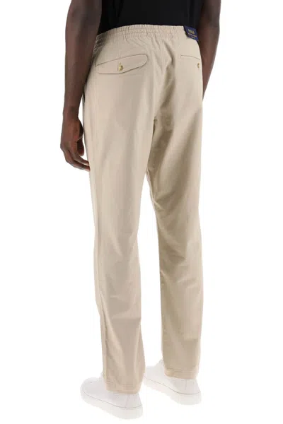 Polo Ralph Lauren Pantaloni Prepster Classic Fit In Neutral
