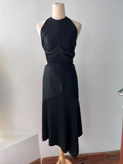 Pre-owned Alexandre Vauthier Black Halter Dress