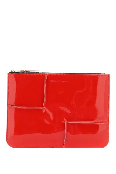Comme Des Garçons Glossy Patent Leather In Rosso