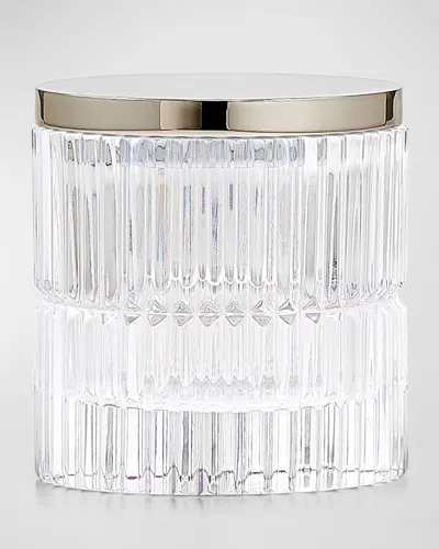Labrazel Prisma Clear Crystal Canister In Nickel