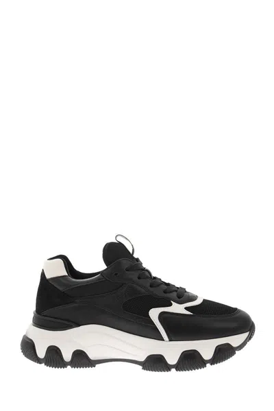 Hogan Hyperactive - Leather Trainers In Black