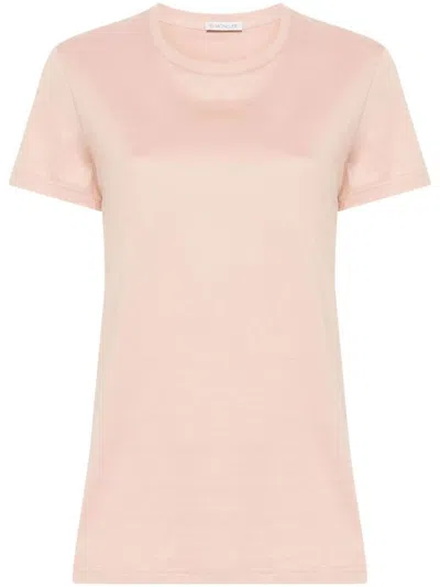 Moncler T-shirts & Tops In Pink