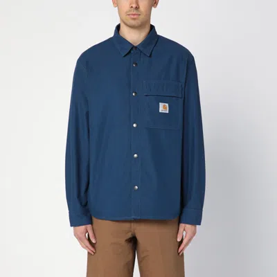 Carhartt Hayworth Cotton Shirt In Blue