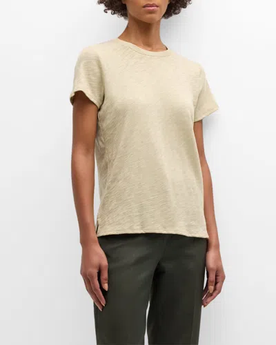 Atm Anthony Thomas Melillo Schoolboy Cotton Crewneck Tee In Morning Mist