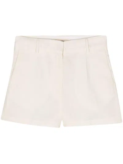 Barena Venezia Dori Canne Linen Shorts In White