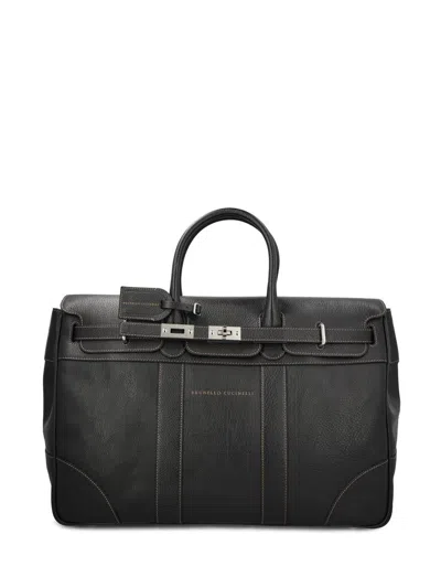 Brunello Cucinelli Luggage In Black