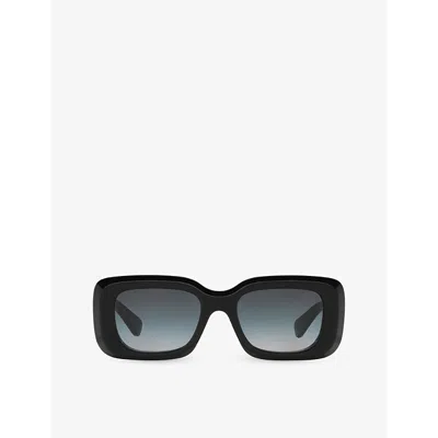 Chloé Chloe Womens Black Ch0188s Square-frame Acetate Sunglasses In Grey