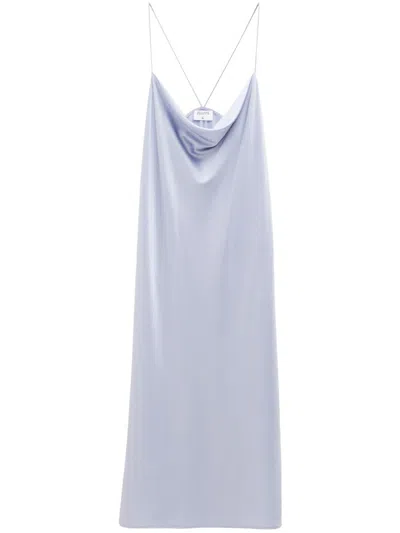 Filippa K Draped Slip Dress Clothing In 9931 Faded Blue