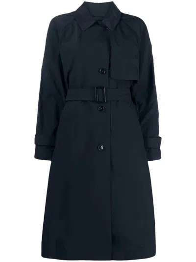 Woolrich Summer Trench Clothing In Blue