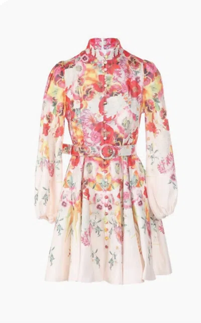 Beulahstyle Floral Fantasy Dress In Pink
