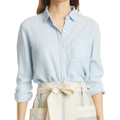 Rails Alana Button Front Shirt In Light Vintage In Blue