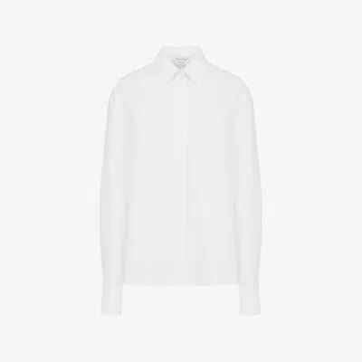 Alexander Mcqueen Classic Shirt In Optical White