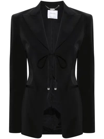 Blumarine Single Breasted Jacket In Black