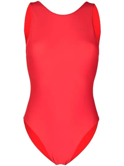 Ganni Swimwear In High Risk Red
