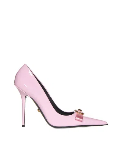Versace With Heel In Pale Pink  Gold