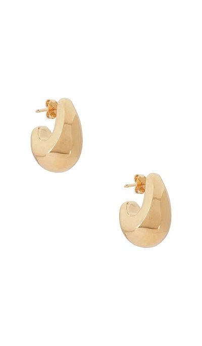 Jordan Road Jewelry Swoop Earrings In Gold