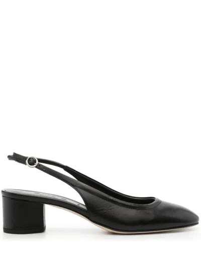 Aeyde Romy Nappa Leather Black Shoes