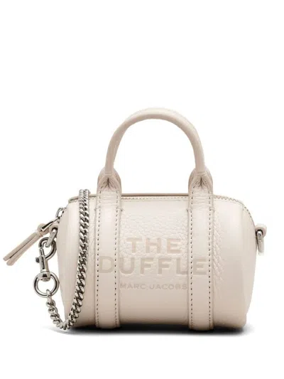 Marc Jacobs The Nano Duffle Crossbody Bag In Cotton/silver