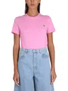 Ps By Paul Smith Zebra Patch T-shirt In Pink