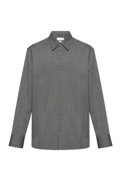 Jil Sander Buttoned Shirt In Grey
