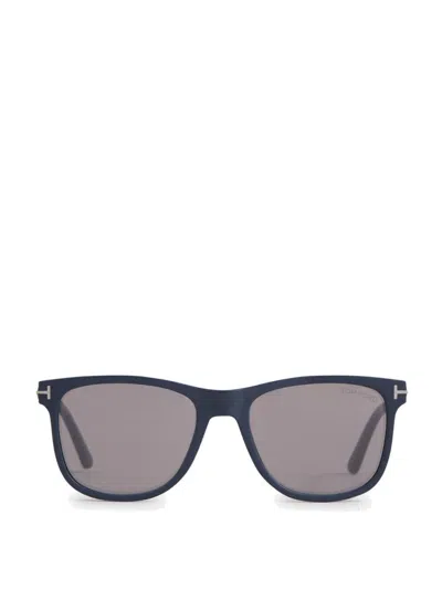 Tom Ford Eyewear Sinatra Square Frame Sunglasses In Blue