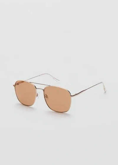 Mango Lunettes Soleil In Or