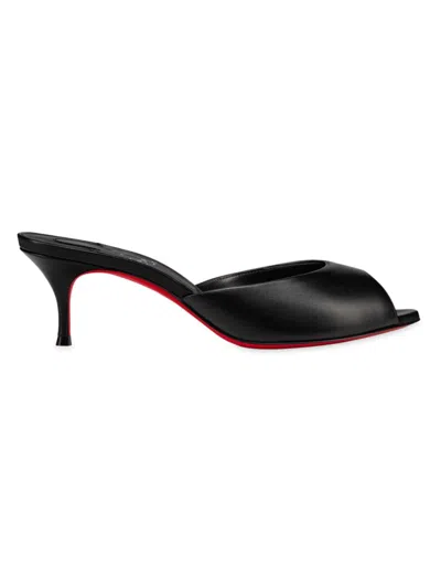 Christian Louboutin Women's Me Dolly 55mm Leather Mules In Black