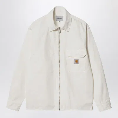 Carhartt Wip Rainer Shirt Jacket In White