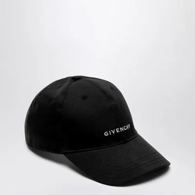 Givenchy Logo-embroidery Baseball Cap In Black