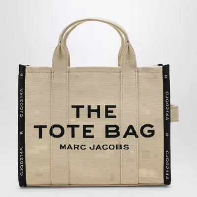 Marc Jacobs The Medium Tote Bag In Sand-coloured Jacquard In Yellow