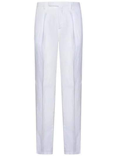 Boglioli Cotton Trousers In White