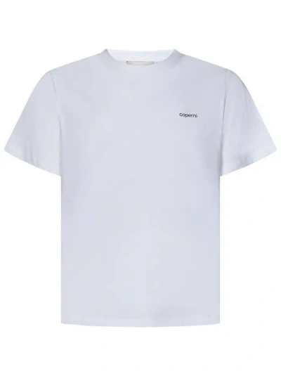 Coperni Logo Boxy T-shirt In White