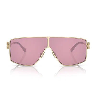 Miu Miu Eyewear Sunglasses In Gold