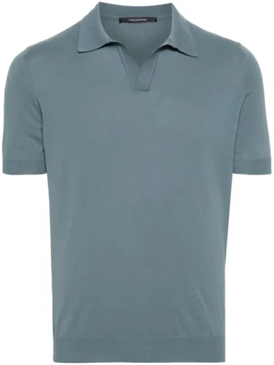 Tagliatore T-shirts And Polos In Brown Leopard Grey