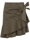 CINQ À SEPT ruffle skirt,ZD098342Z12286077
