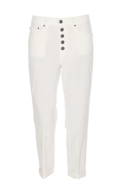 Dondup Koons Gioiello Jeans In White