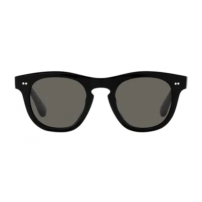 Oliver Peoples Rorke Square-shape Sunglasses In Black_carbon_grey