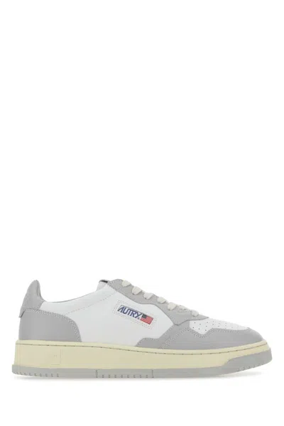 Autry Medalist Two-tone Sneakers In Grey