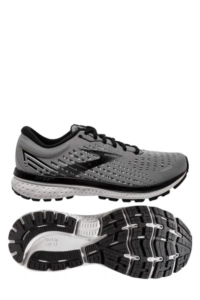 Brooks Men's Ghost 14 Running Shoes - 2e/wide Width In Grey/pearl/black