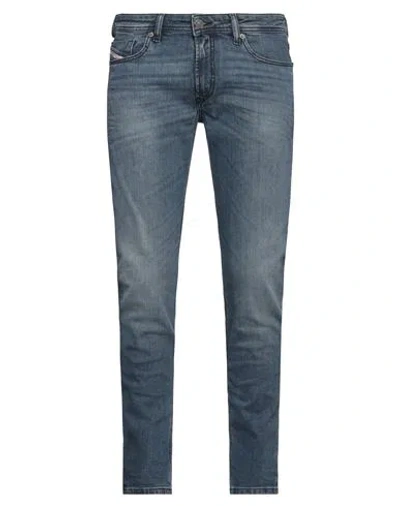 Diesel Man Jeans Blue Size 33w-30l Cotton, Elastane