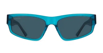 Balenciaga Bb0305s 004 Sunglasses In Blue