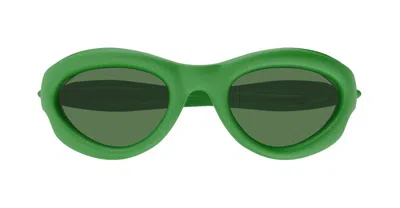 Bottega Veneta Bv1162s-002 - Matte Green Sunglasses