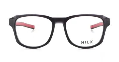 Hilx Eyeglasses In Transparent Gray