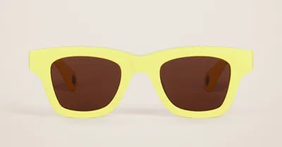 Jacquemus Sunglasses In Yellow