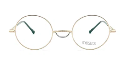 Matsuda Eyeglasses In Antique Gold