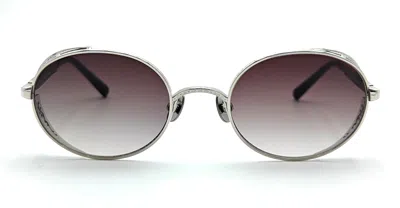 Matsuda M3137 - Palladium White Sunglasses In Silver