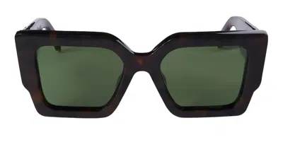 Off-white Sunglasses In Brown