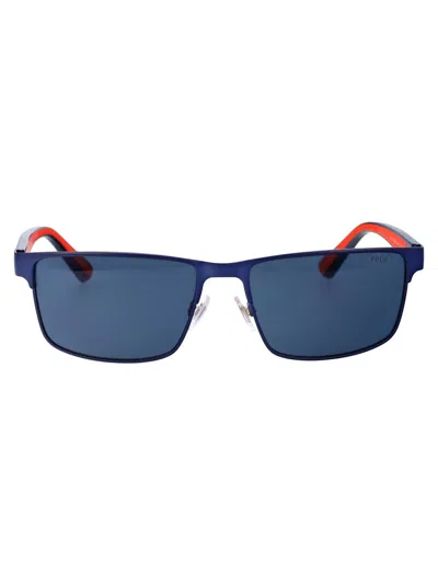 Polo Ralph Lauren Sunglasses In 927380 Semishiny Navy Blue