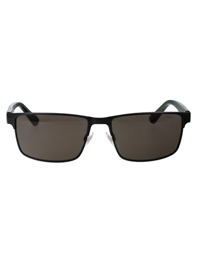 Polo Ralph Lauren Sunglasses In 9258/3 Shiny Black
