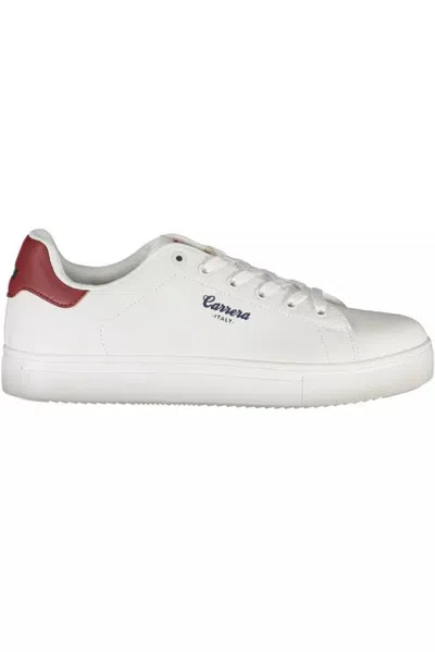 Carrera Sleek Sneakers With Contrast Men's Details In White